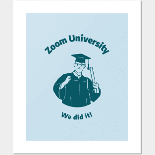 Cute zoom university Posters and Art